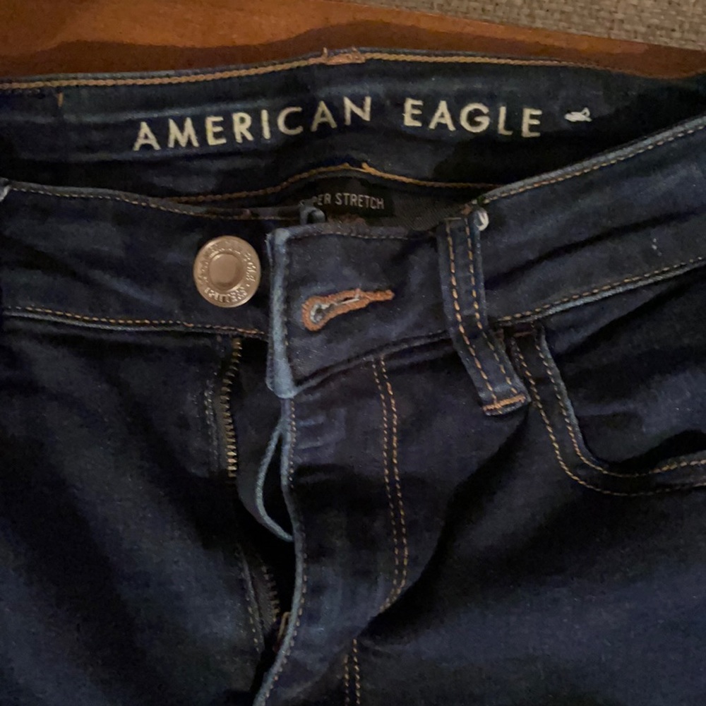 Dark stretchy American Eagle Women’s Jeans